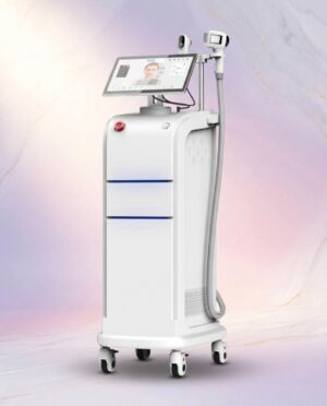 Диодный лазер DIAMOND с мощностью манипулы 1800W, 2400W или 3000W для лазерной эпиляции, омоложения кожи и BTS-процедур.