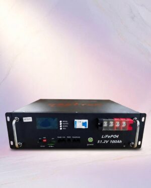 UBT-D05-U01 — стоечный аккумулятор LiFePO₄ 51,2 В 100 А·ч (5,12 кВт·ч)