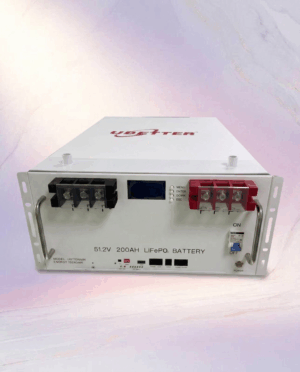 Стоечный литий-железо-фосфатный аккумулятор UBETTER UBT-D10-U01 51,2 В 205 А·ч 10,49 кВт·ч с поддержкой RS485, RS232 и CAN