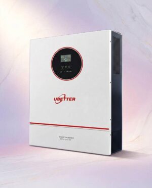Гибридный солнечный инвертор UBETTER GD3024JMH мощностью 3000 Вт с MPPT-контроллером и поддержкой аккумуляторов 24 В